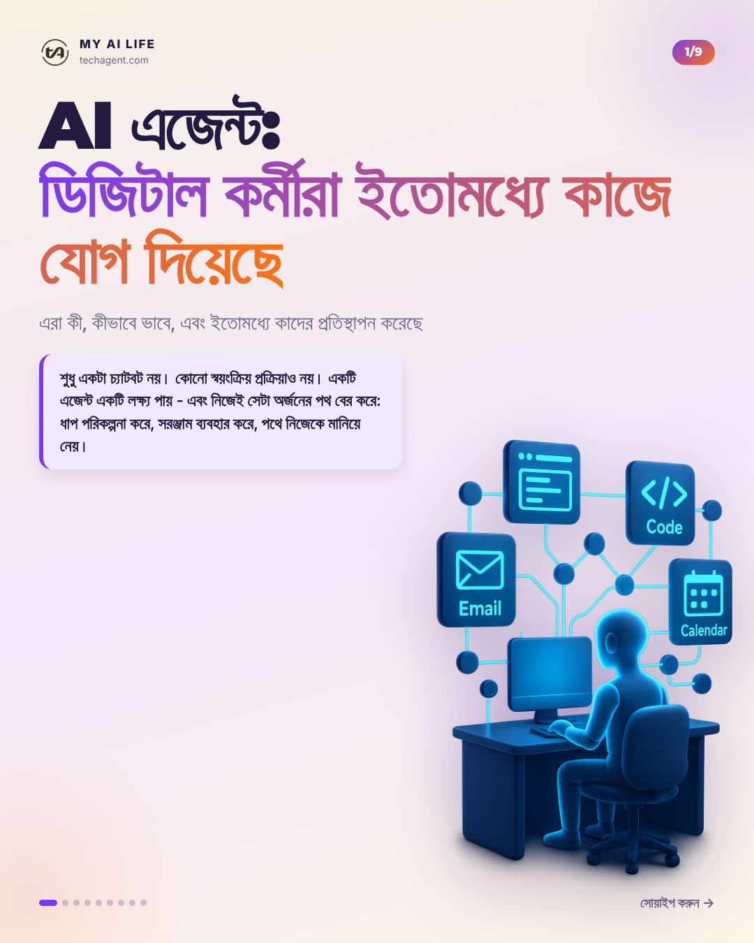 AI এজেন্ট: ডিজিটাল কর্মীরা ইতোমধ্যে কাজে যোগ দিয়েছে