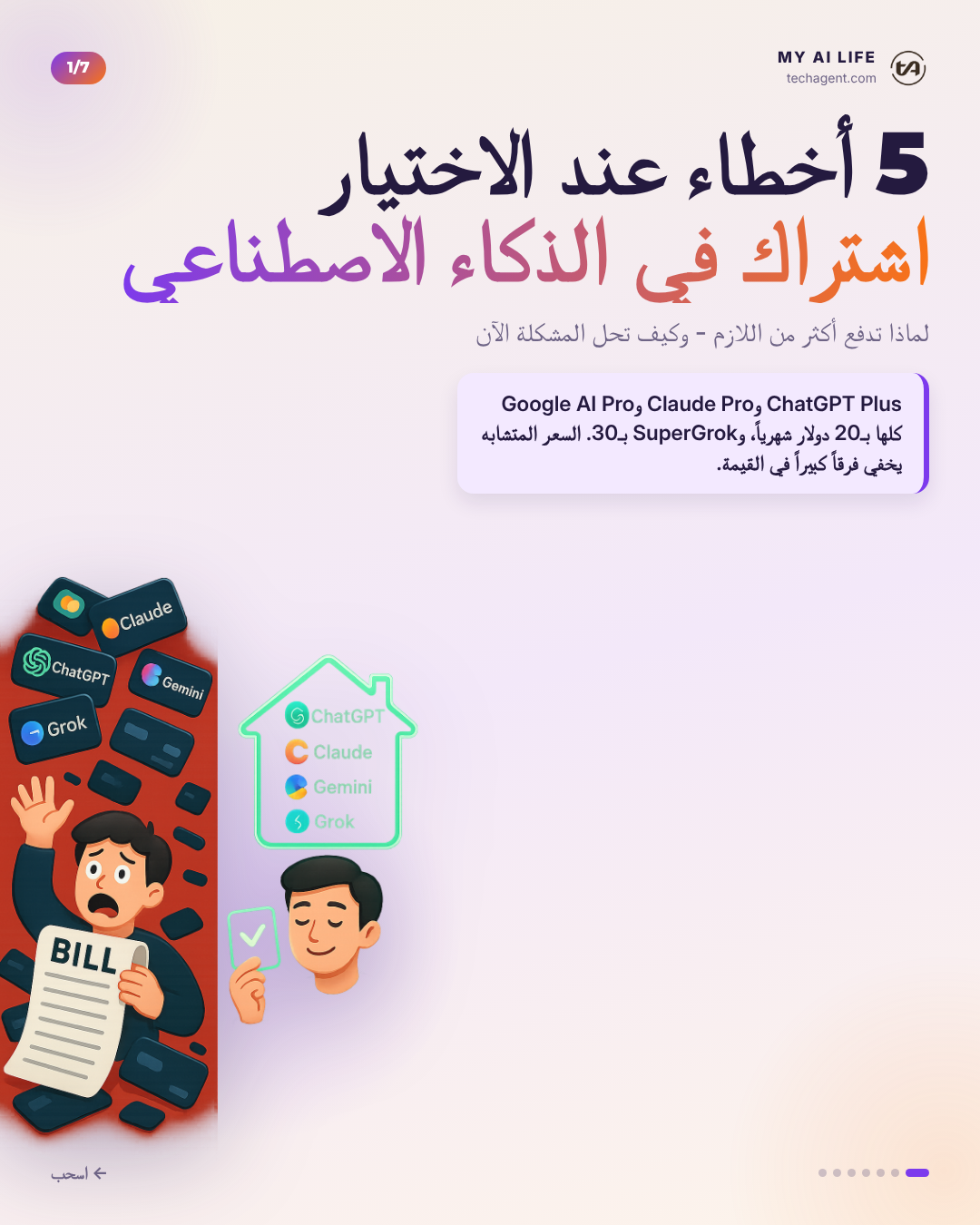 5 أخطاء عند الاختيار اشتراك في الذكاء الاصطناعي