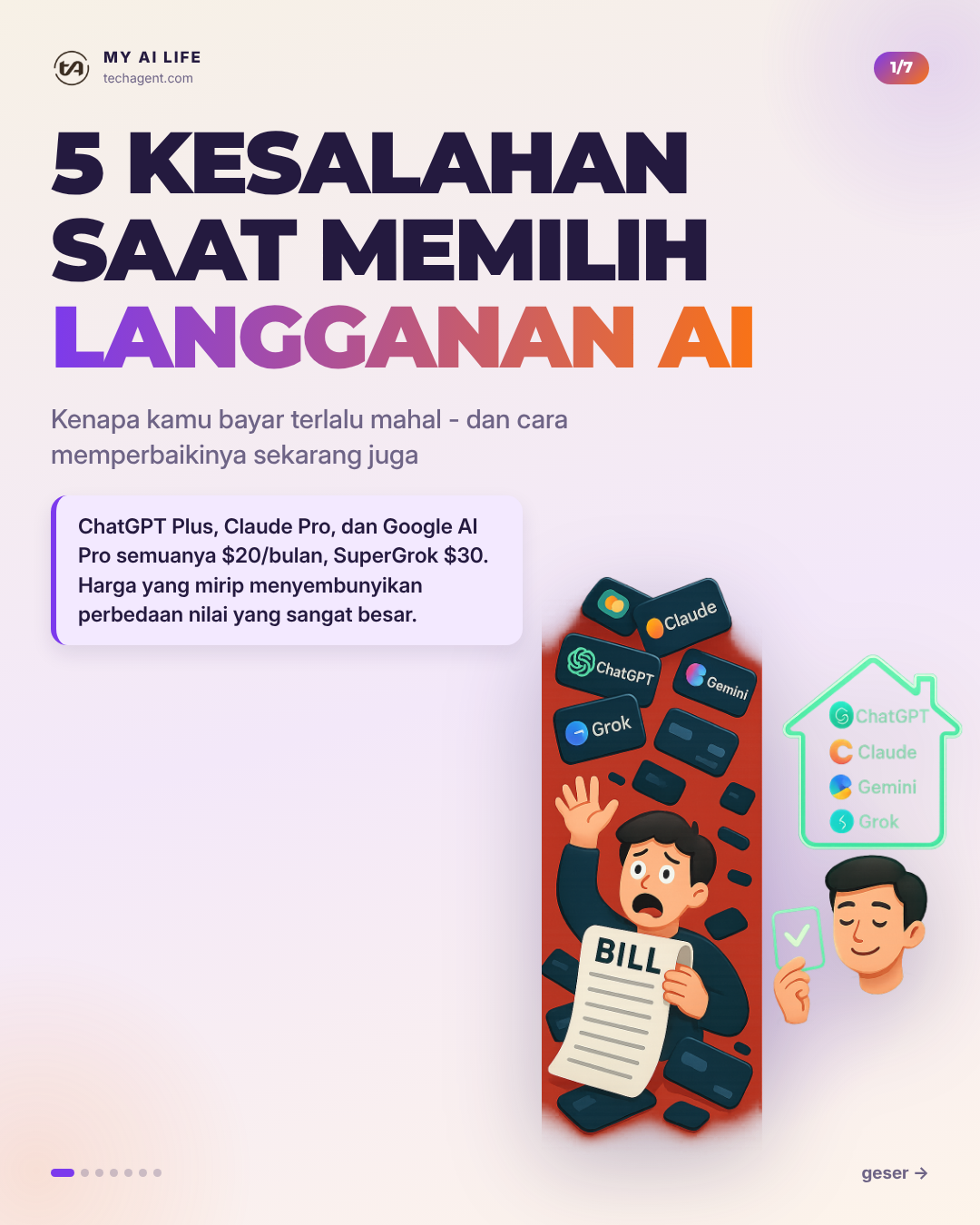 5 kesalahan saat memilih langganan AI