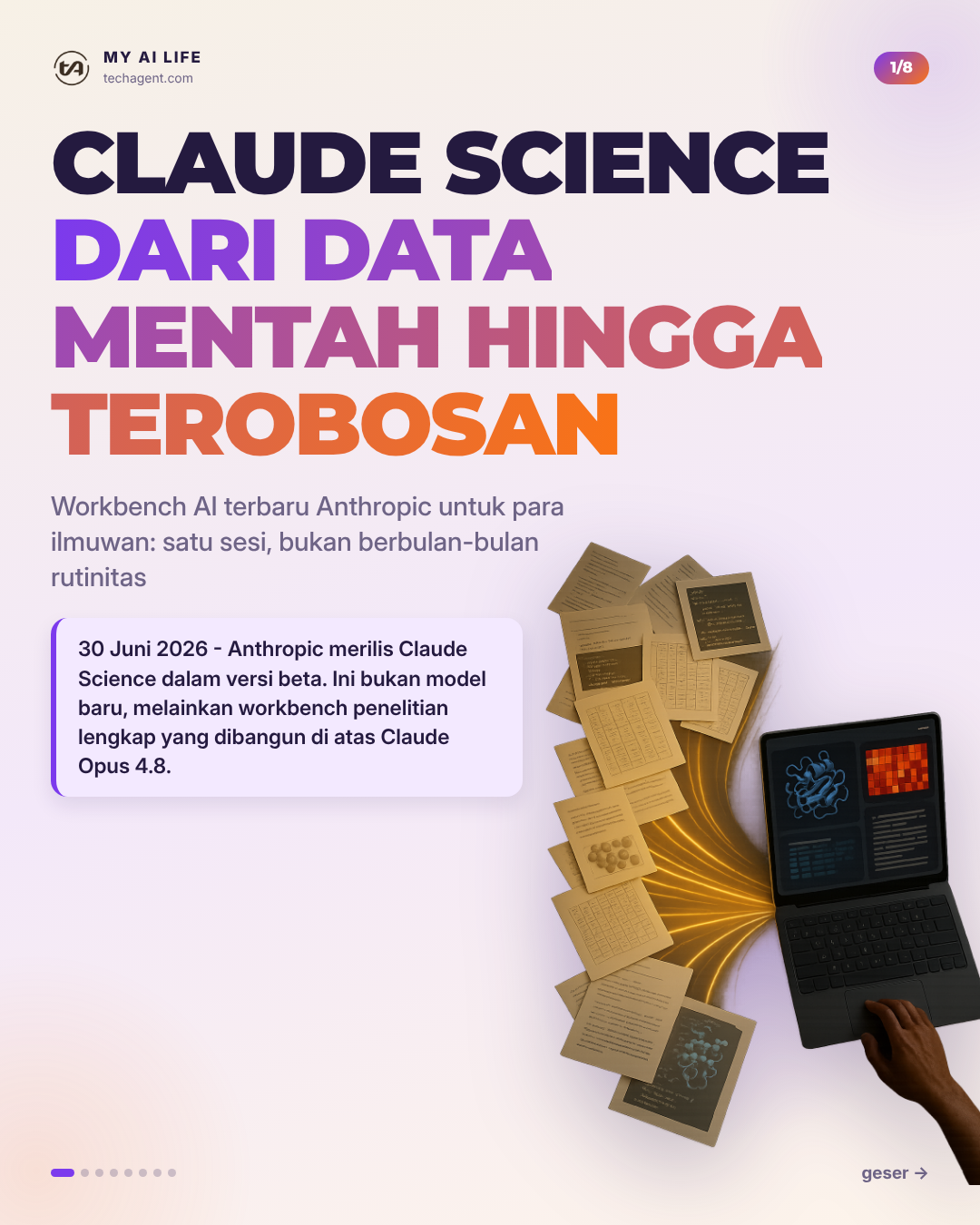 Claude Science dari data mentah hingga terobosan